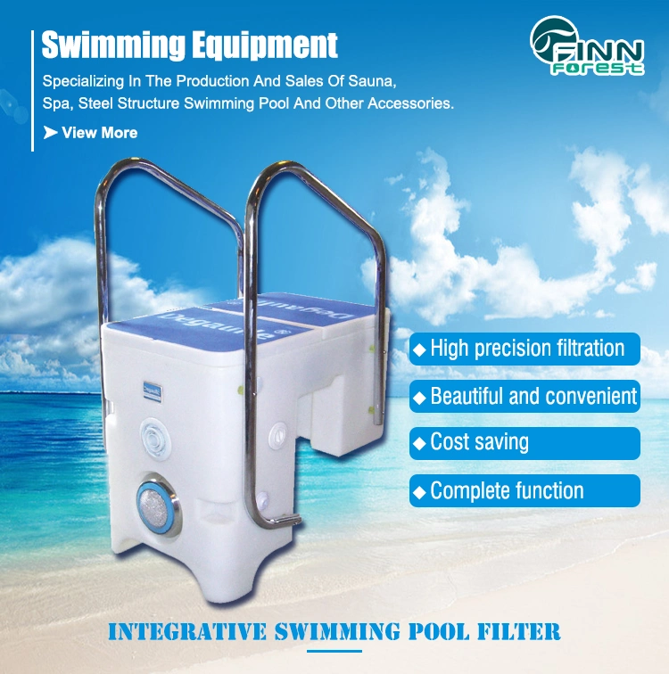 Factory Supply Portable Wall Mounting Pipeless Swimming Pool Water Filter